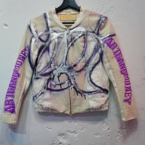 SKOLOCT PAINTED LEATHER JACKET