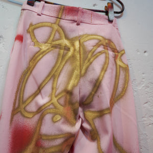 SKOLOCT SPRAY PAINTED SLACKS