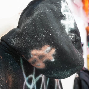 SKOLOCT SPRAY PAINTED ZIP HOODIE-XXL