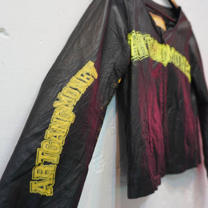 SKOLOCT PAINTED LEATHER JACKET