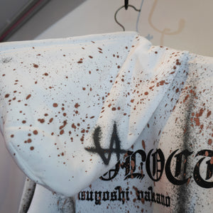 SKOLOCT SPRAY PAINTED REMAKE HOODIE - M