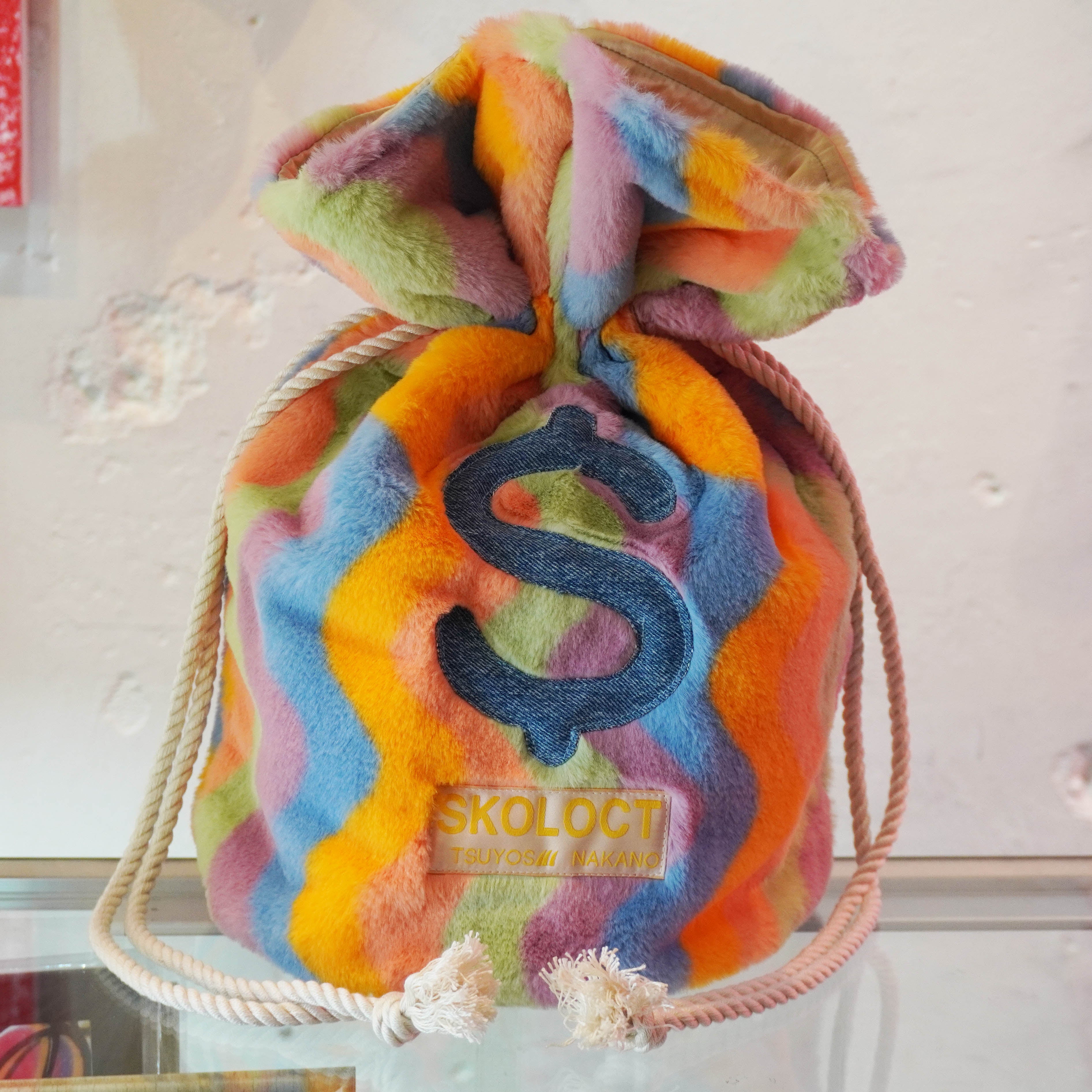 SKOLOCT MONEY BAG - LIGHT RAINBOW