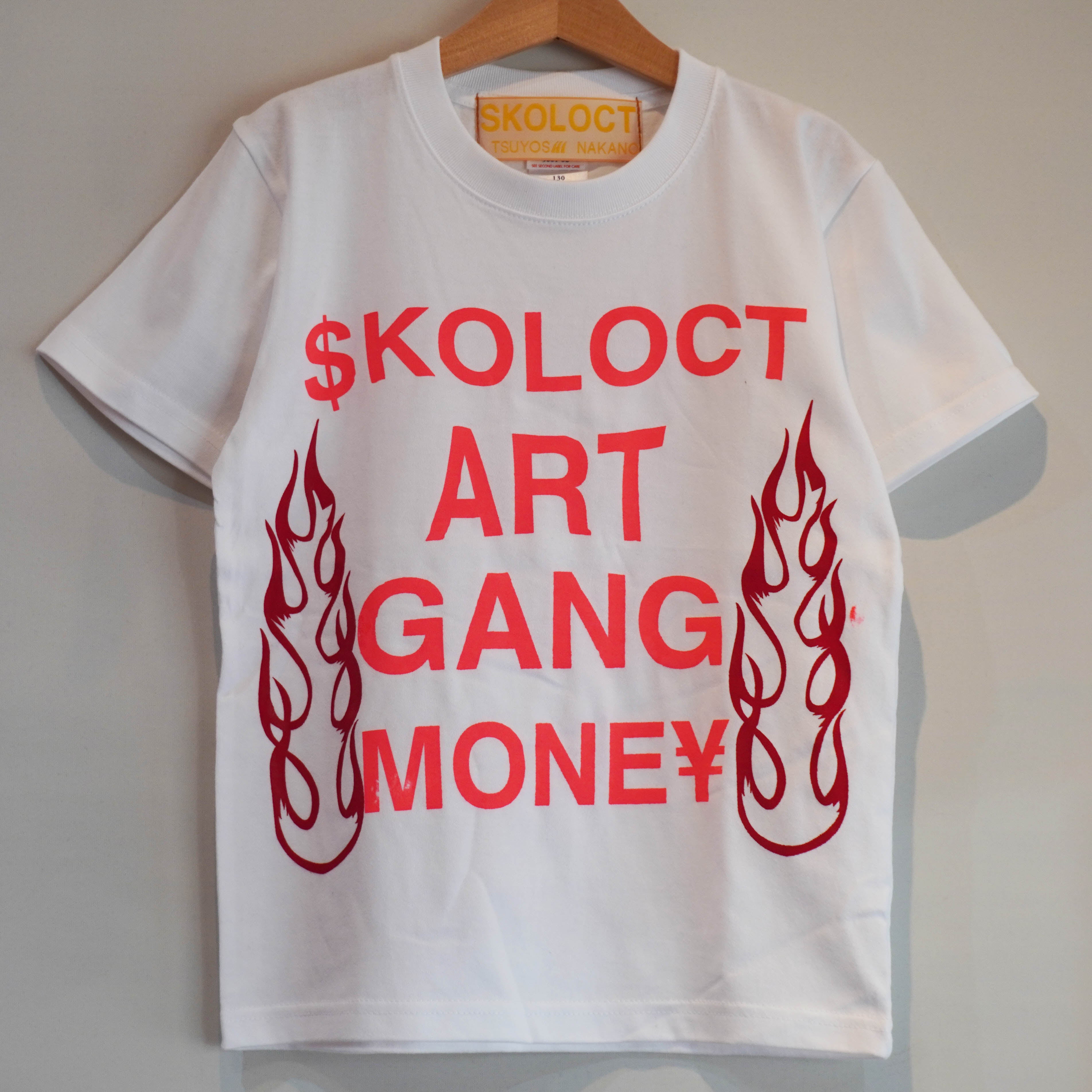 SKO ART GANG MONEY FLAME MINI T-SHIRT