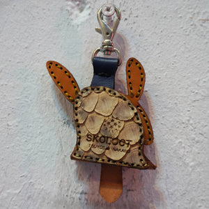 LEATHER KEY COVER - SPIRAL EYES/PYTHON