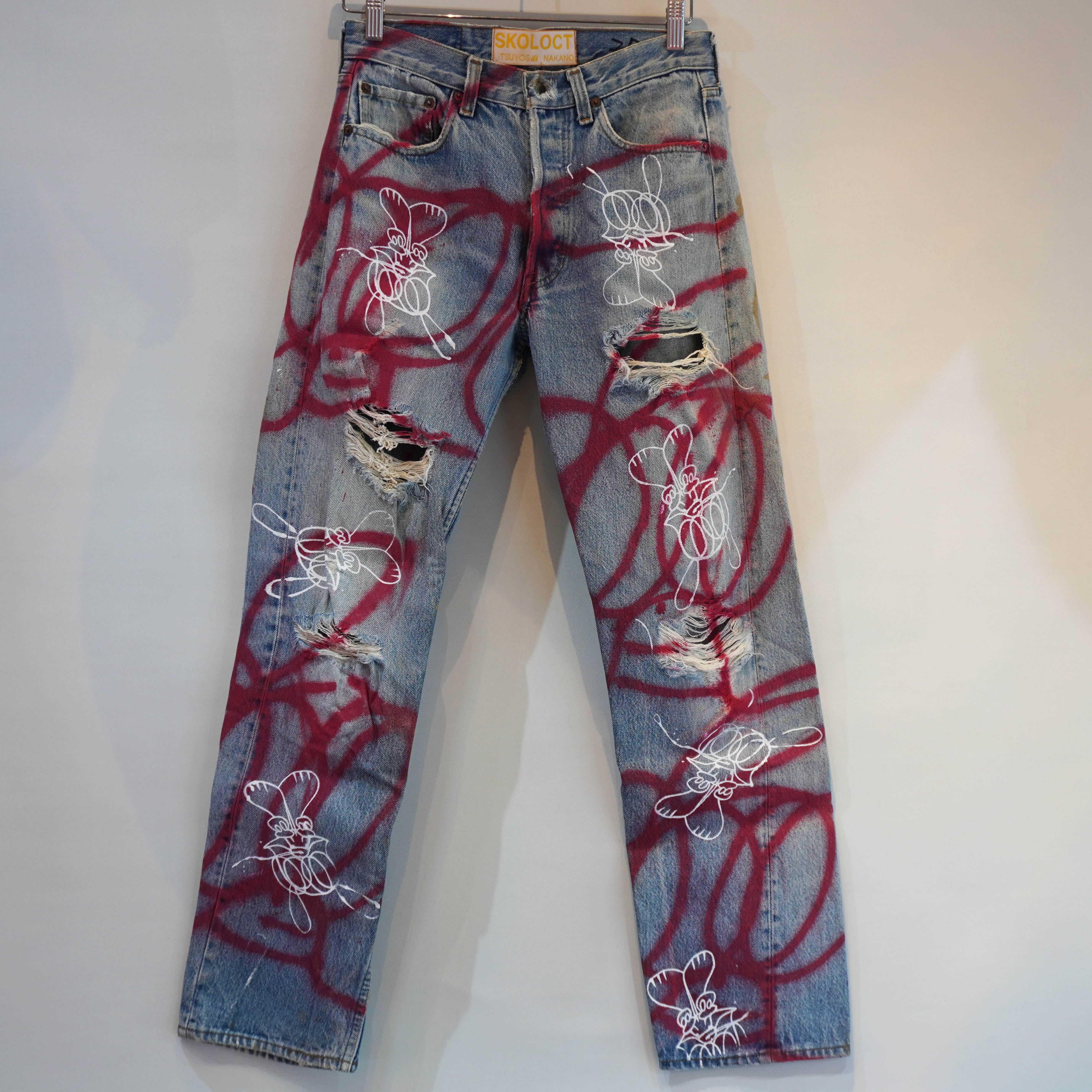 SKOLOCT PAINTED JEANS-27