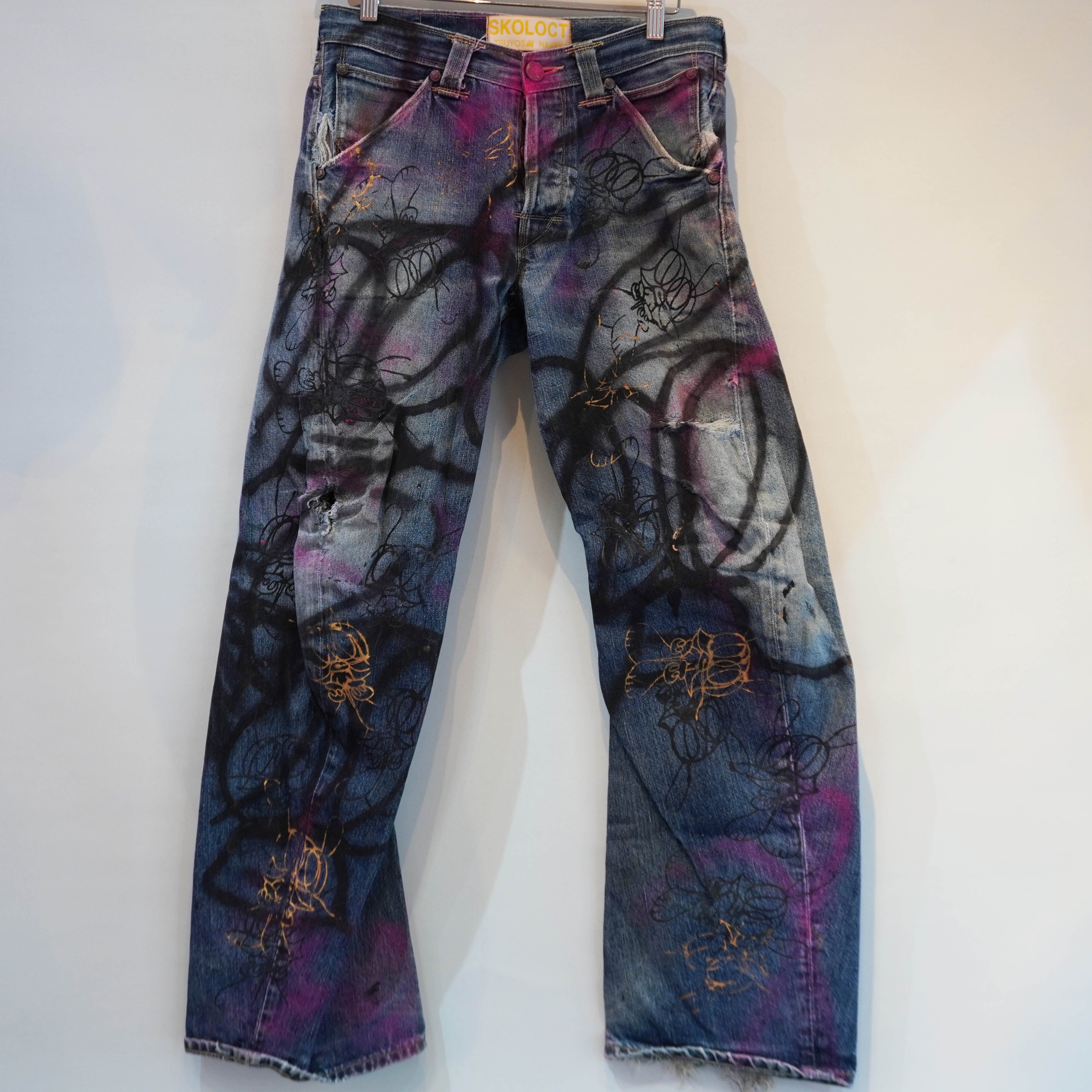 SKOLOCT PAINTED JEANS-32