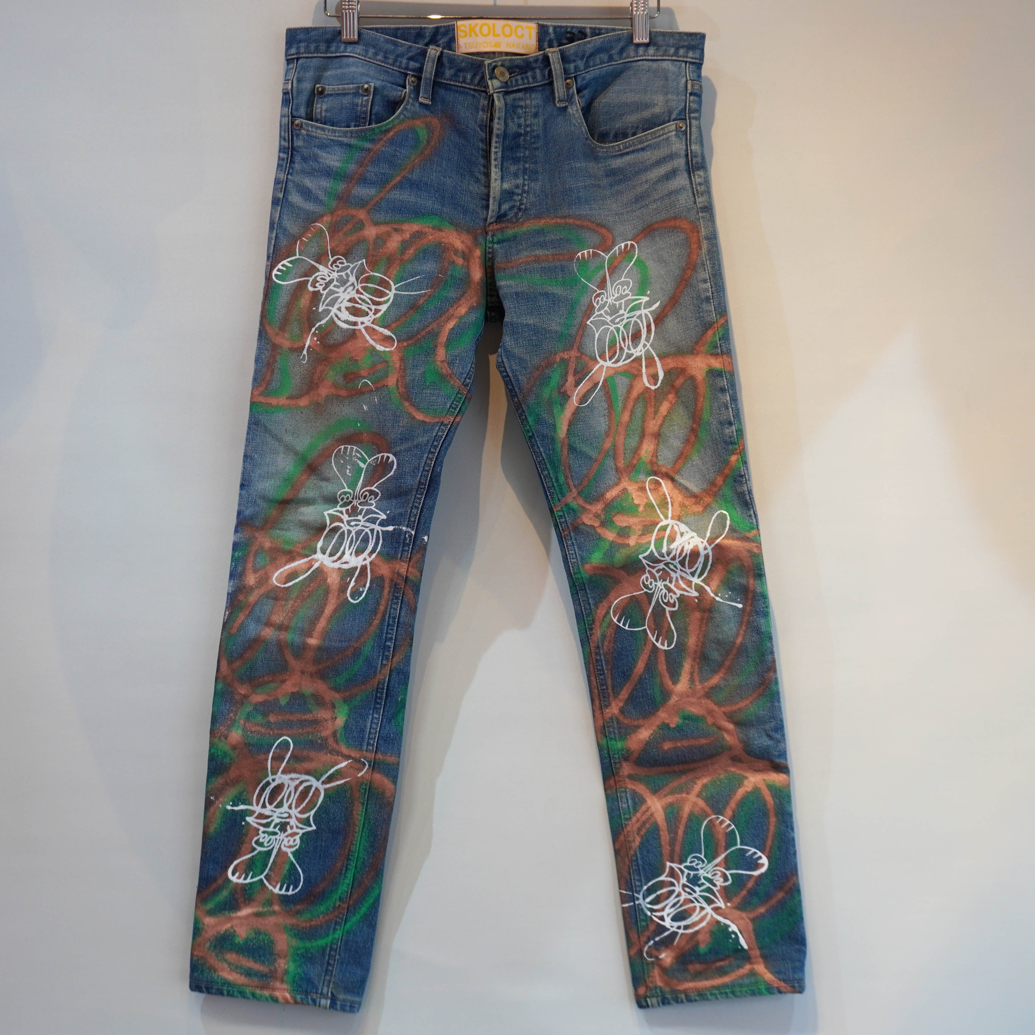 SKOLOCT PAINTED JEANS-33