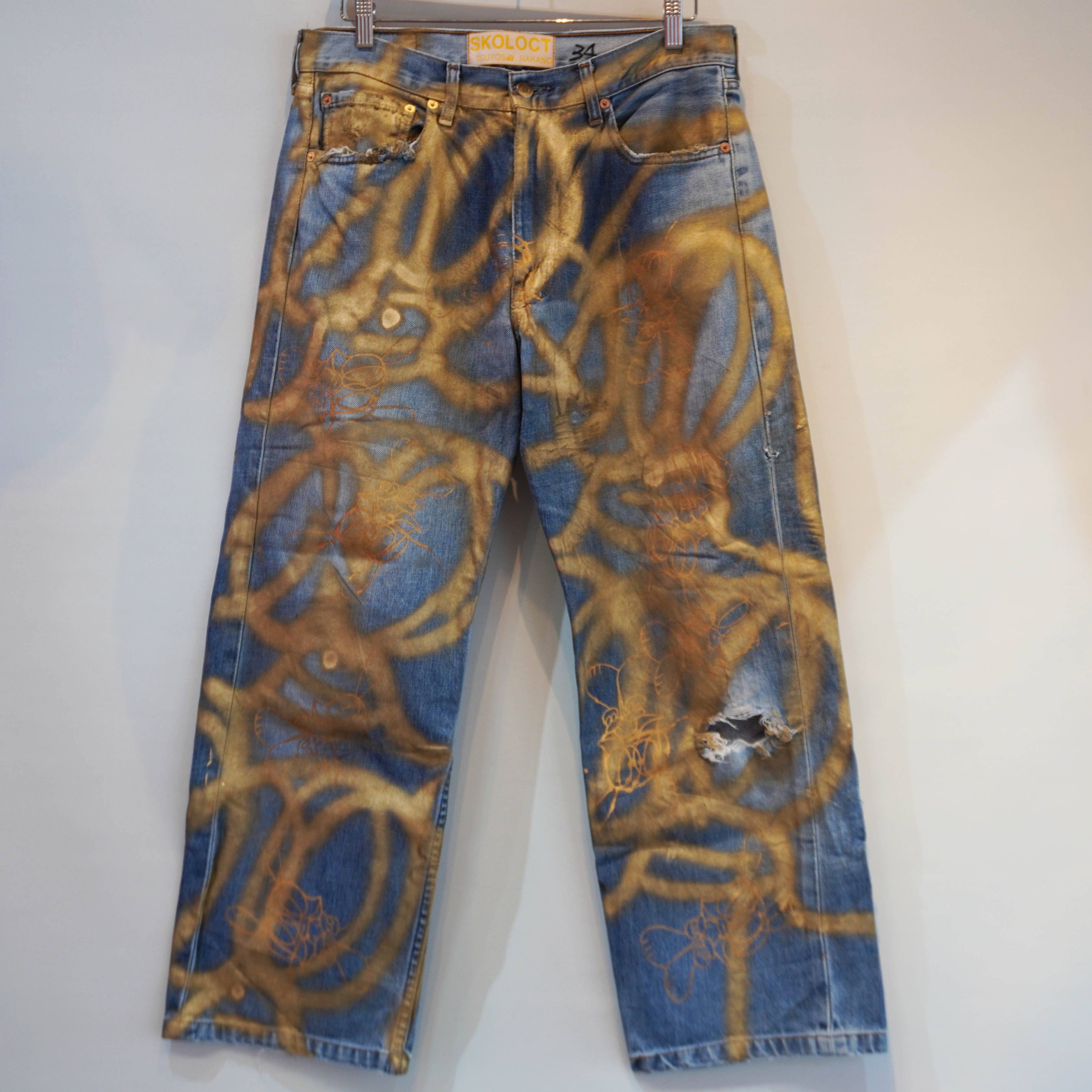 SKOLOCT PAINTED JEANS-34