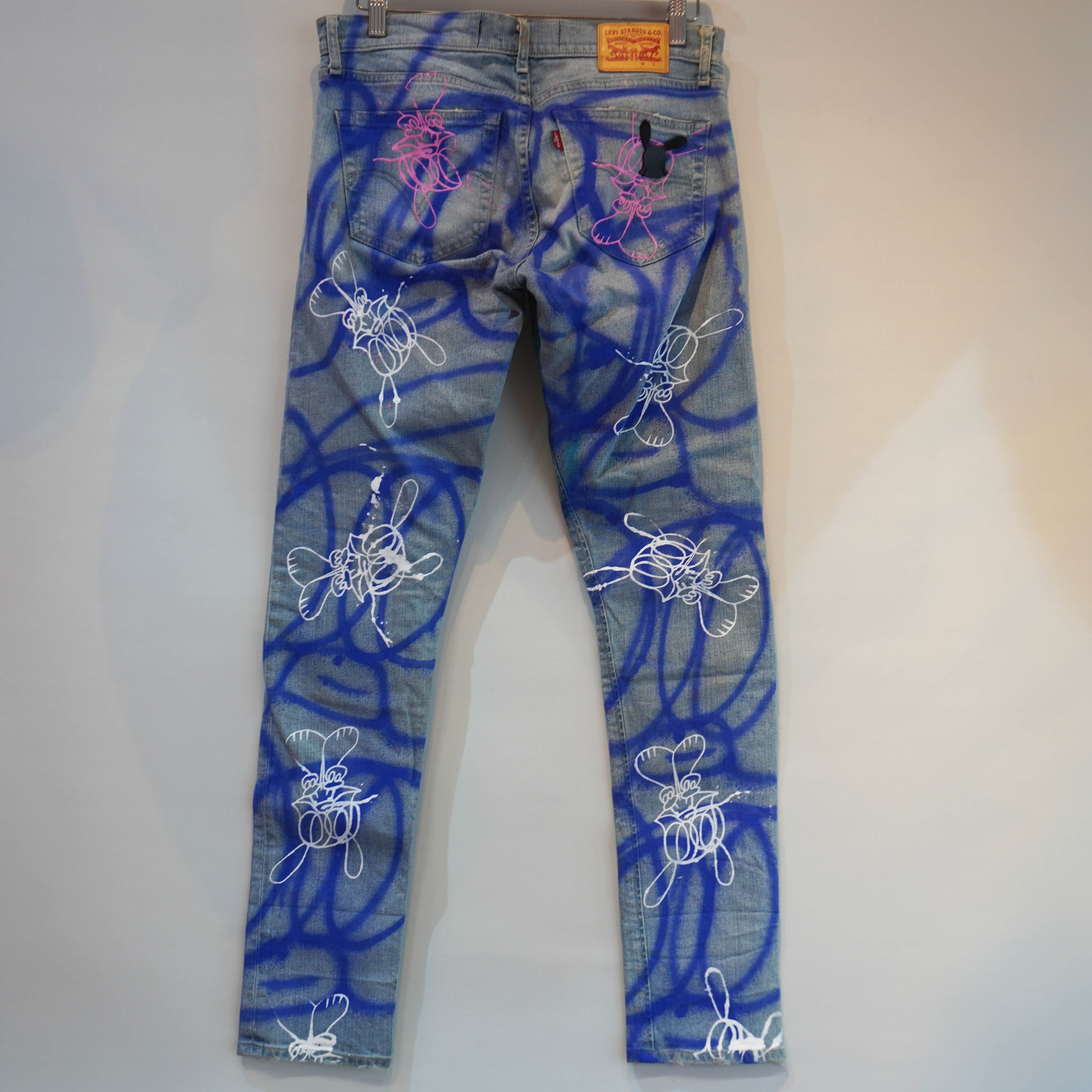 SKOLOCT PAINTED JEANS-32