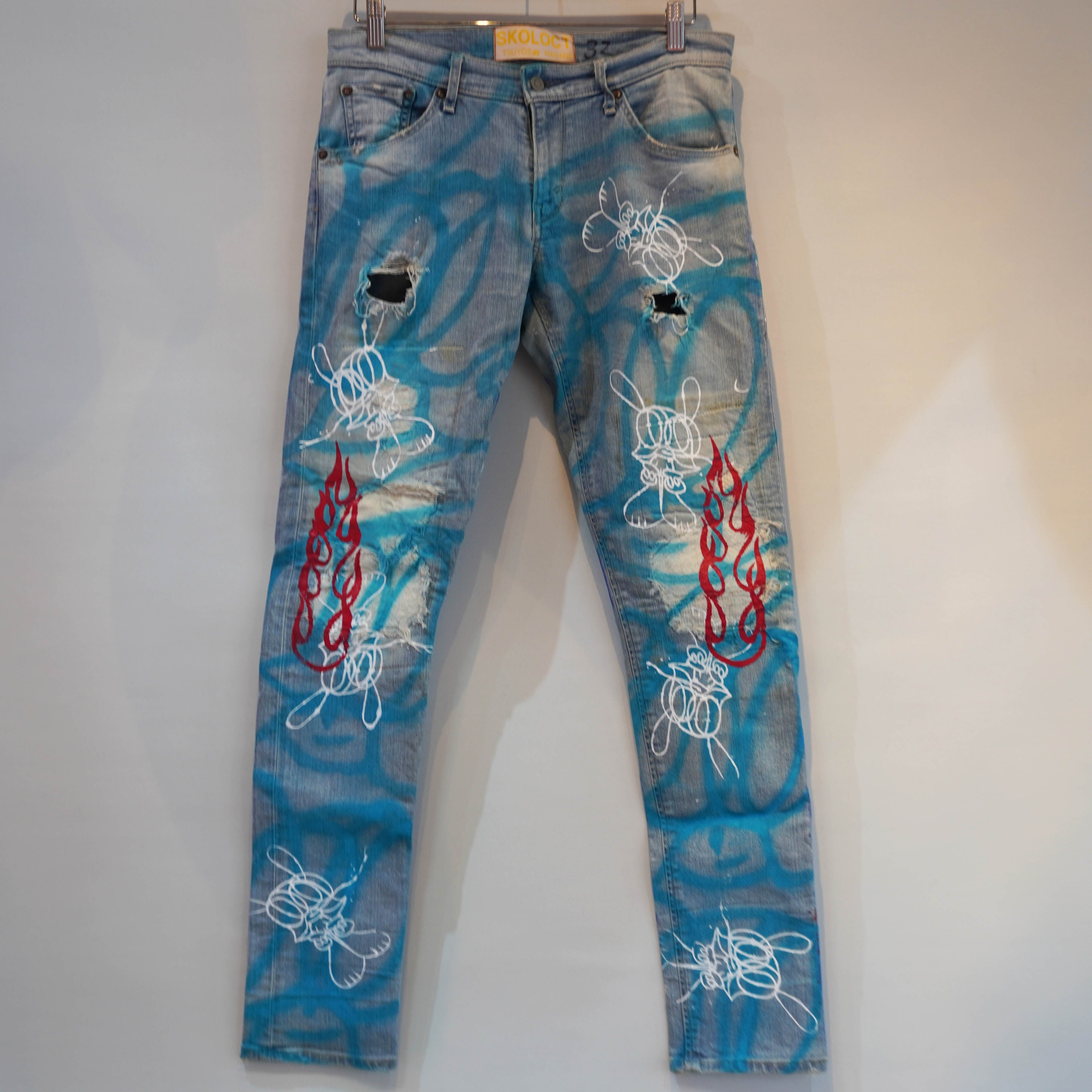 SKOLOCT PAINTED JEANS-32