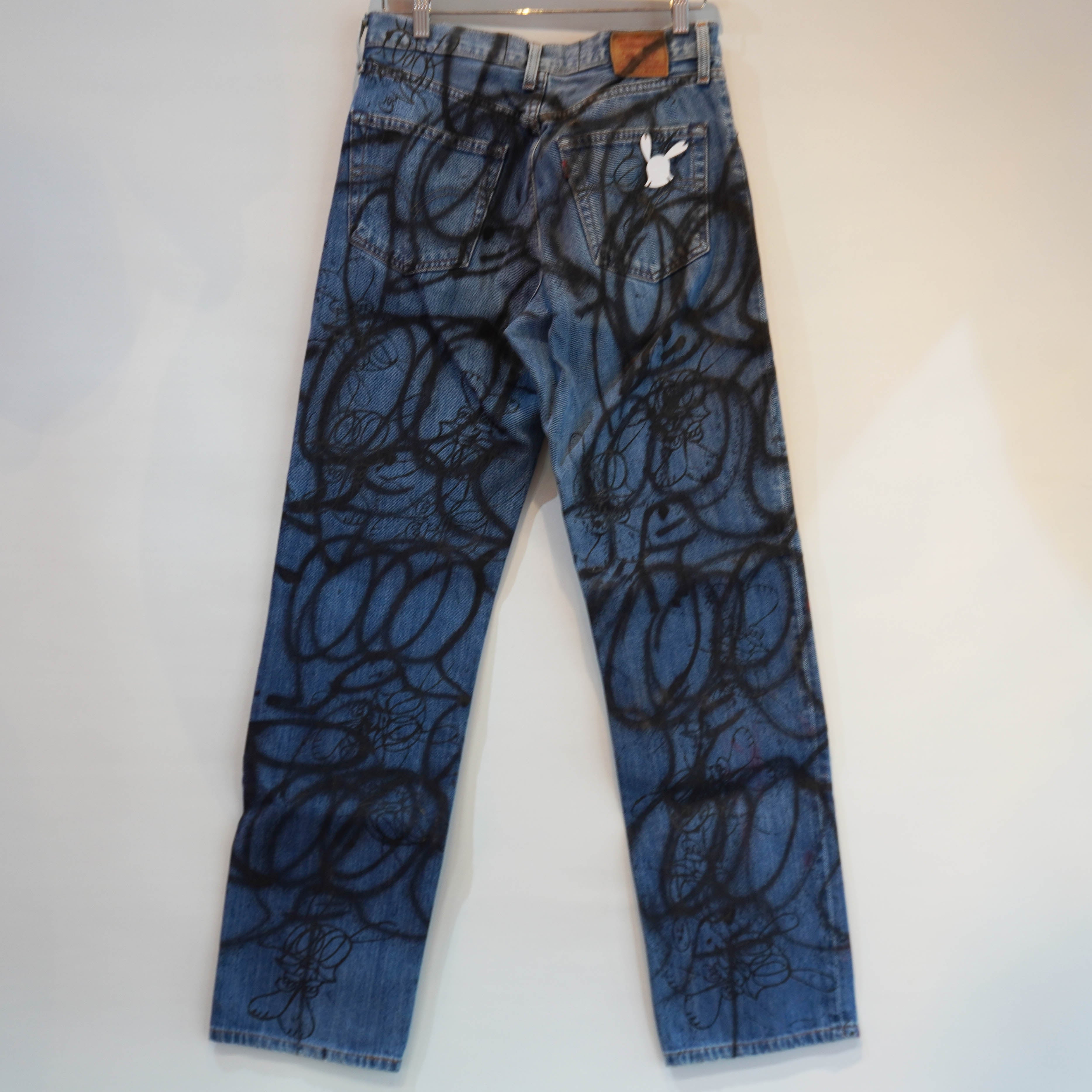 SKOLOCT PAINTED JEANS-32