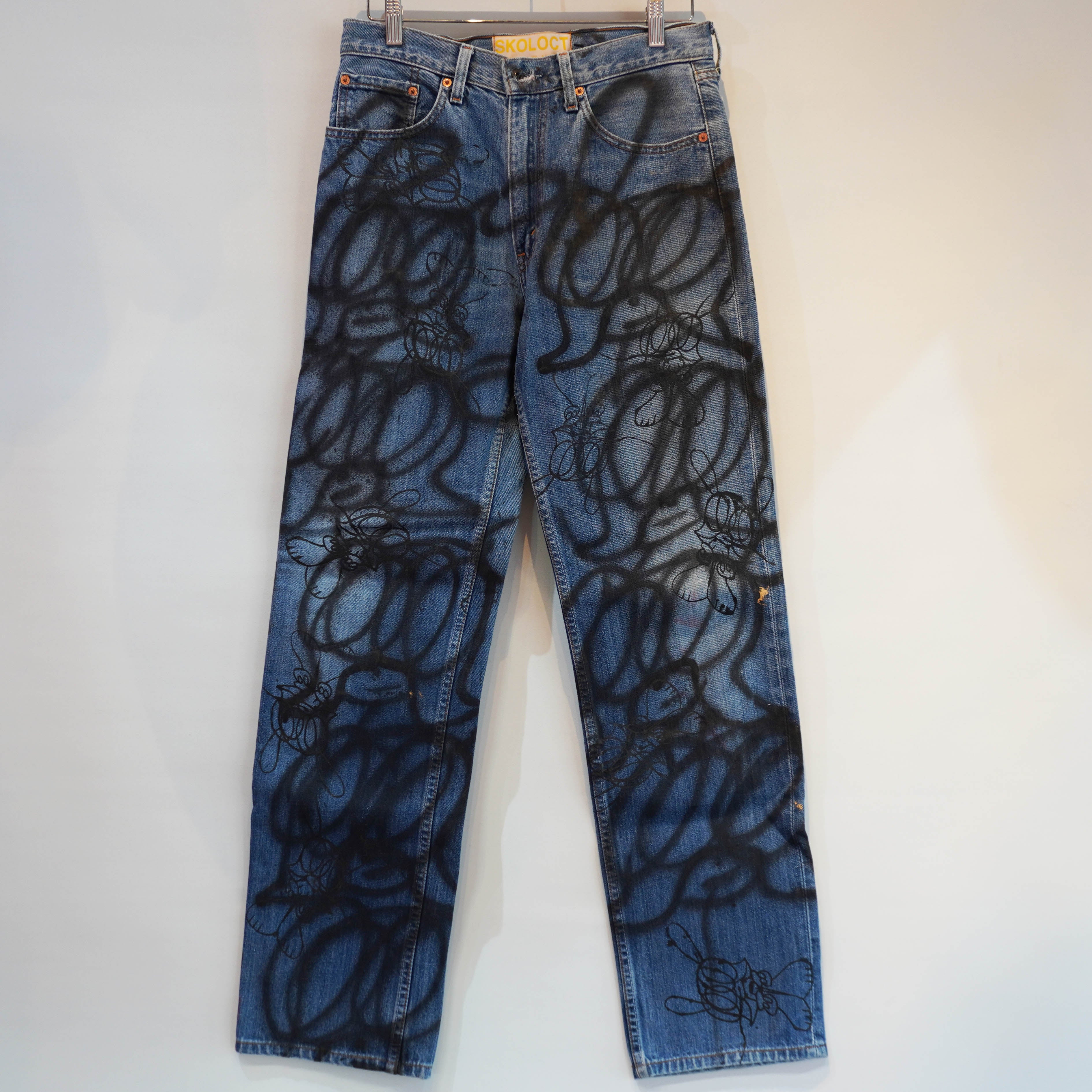 SKOLOCT PAINTED JEANS-32