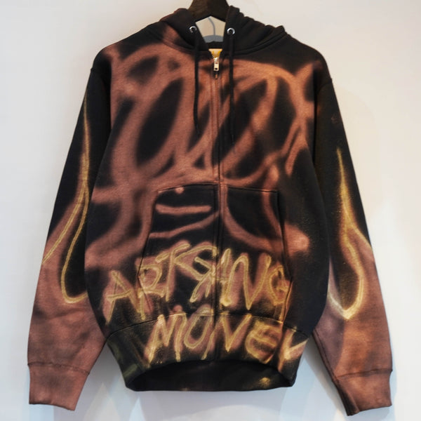 SKOLOCT SPRAY PAINTED ZIP HOODIE-S – SKOLOCT STORE