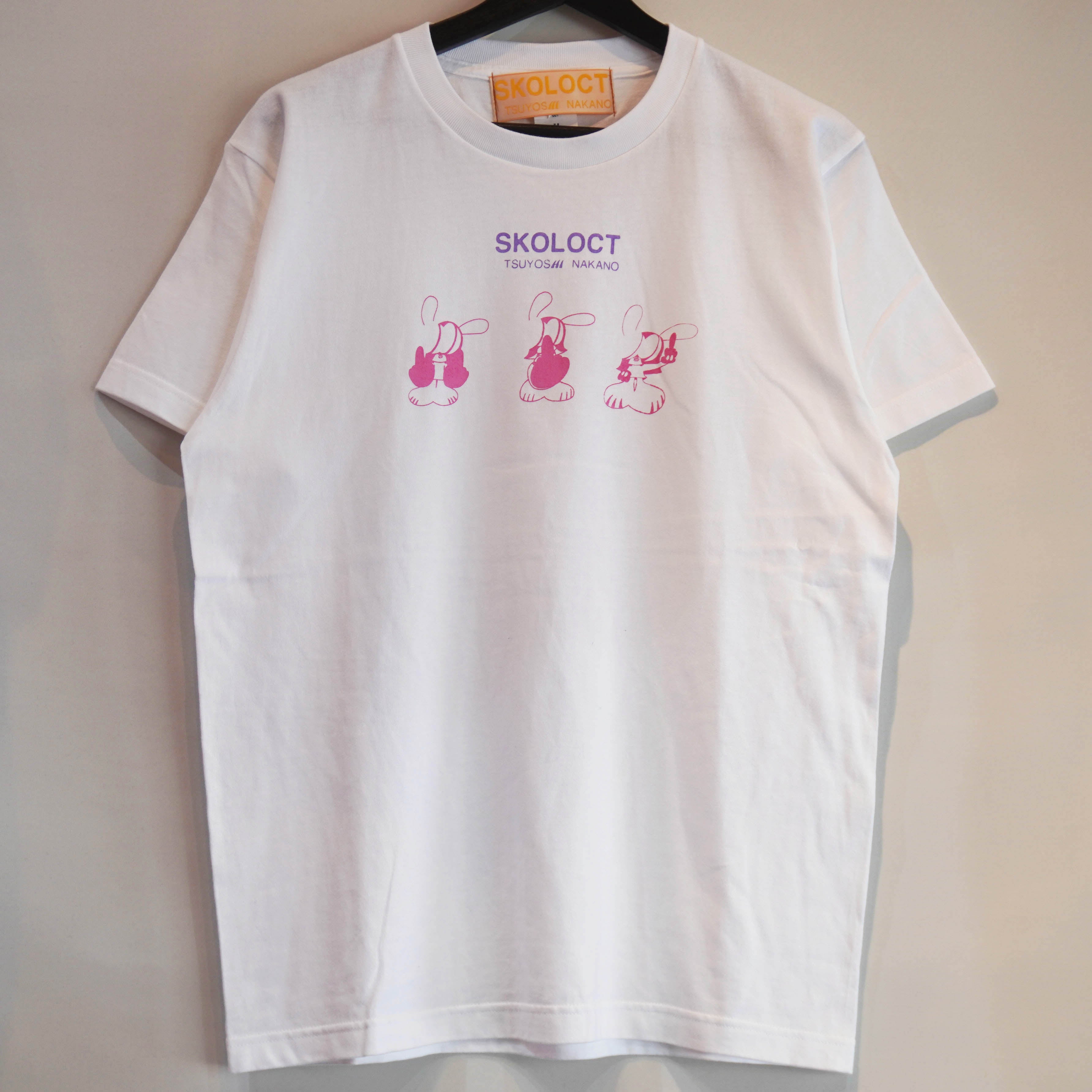 SKOLOCT TRIPLETS T-SHIRT-(WHITE)