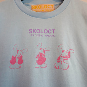 SKOLOCT TRIPLETS T-SHIRT-(BLUE)