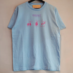 SKOLOCT TRIPLETS T-SHIRT-(BLUE)