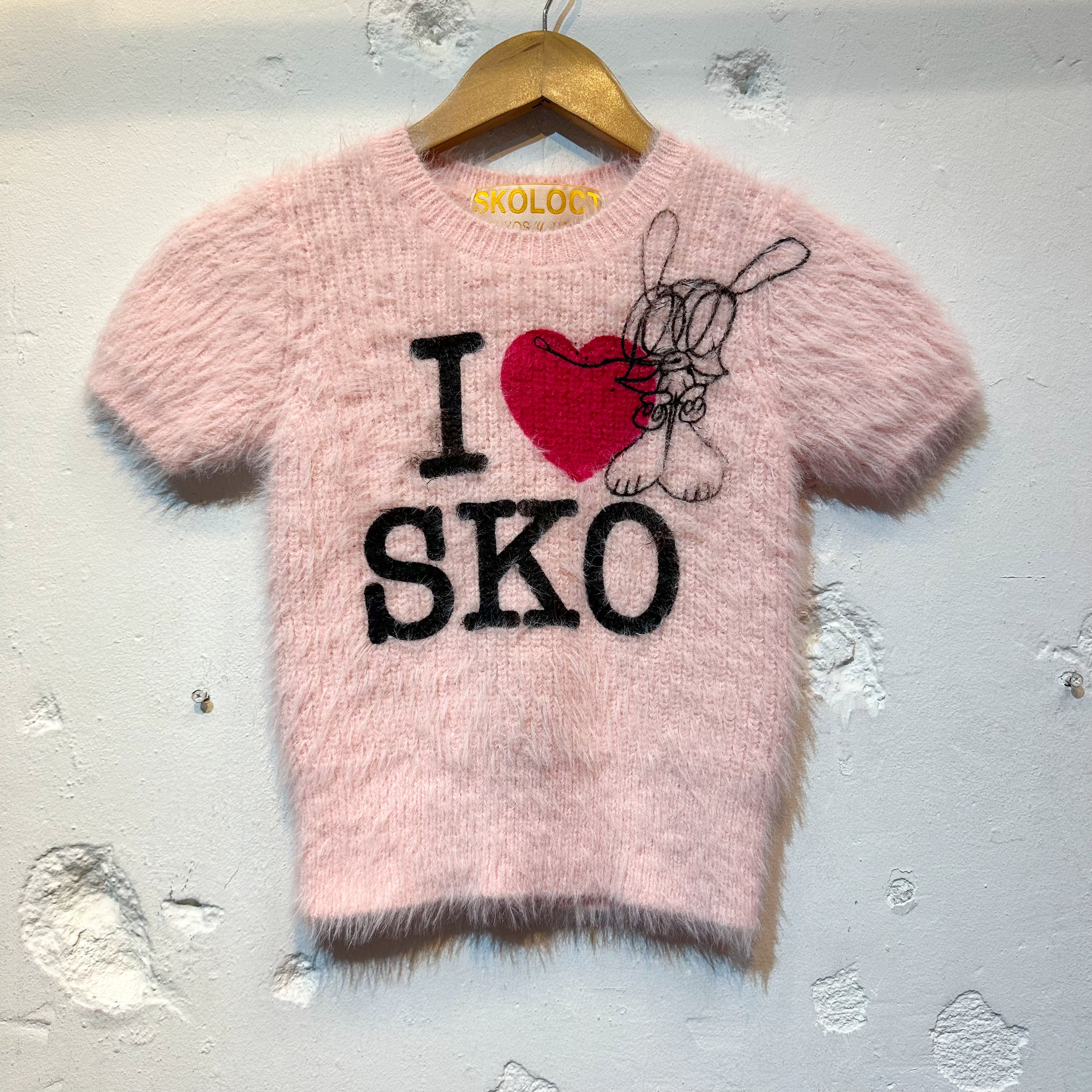 LOVE SKO S/S KNIT TOP