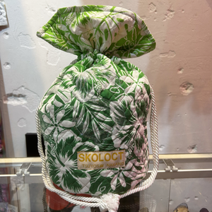 SKOLOCT MONEY BAG-HIBISCUS(GLITTER)