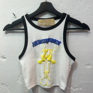 SKO CROSS MINI TANK-WHITE