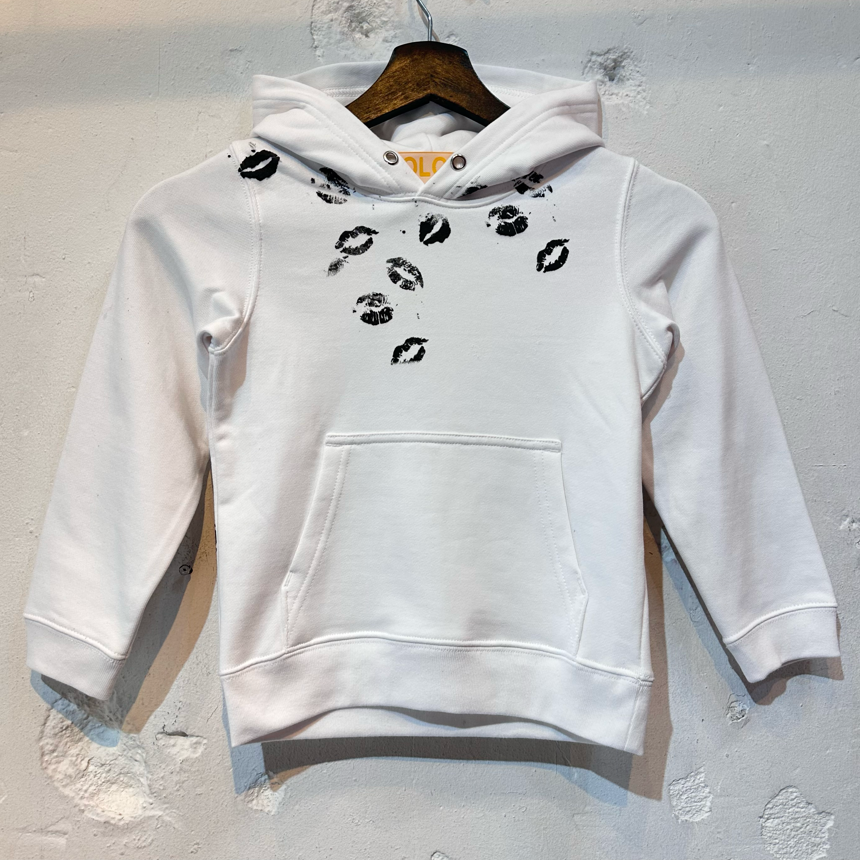 SKO CROSS MINI HOODIE-WHITE