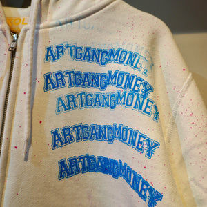 SKOLOCT ART GANG MONEY ZIP HOODIE