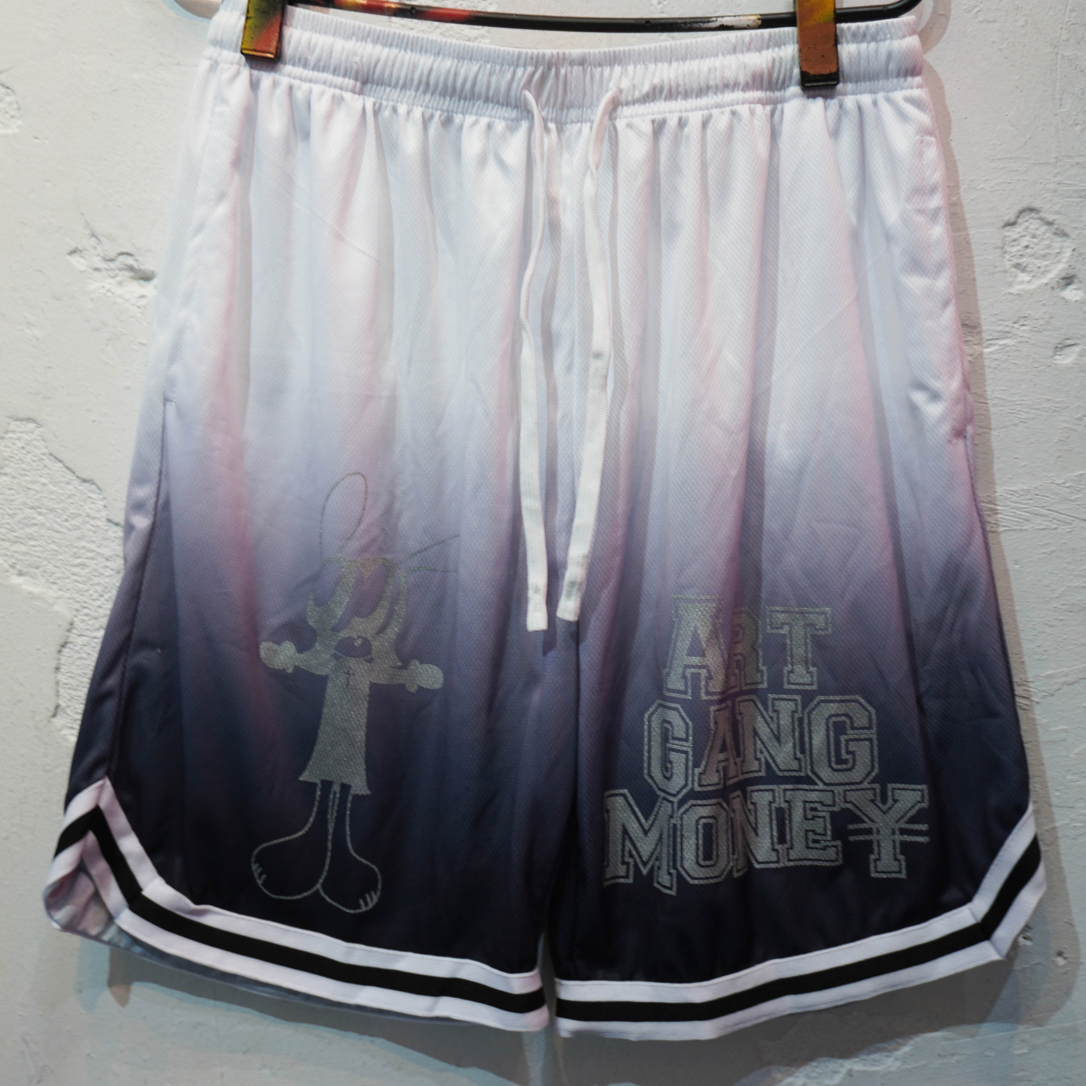 COLORED ART GANG MONEY SHORTS