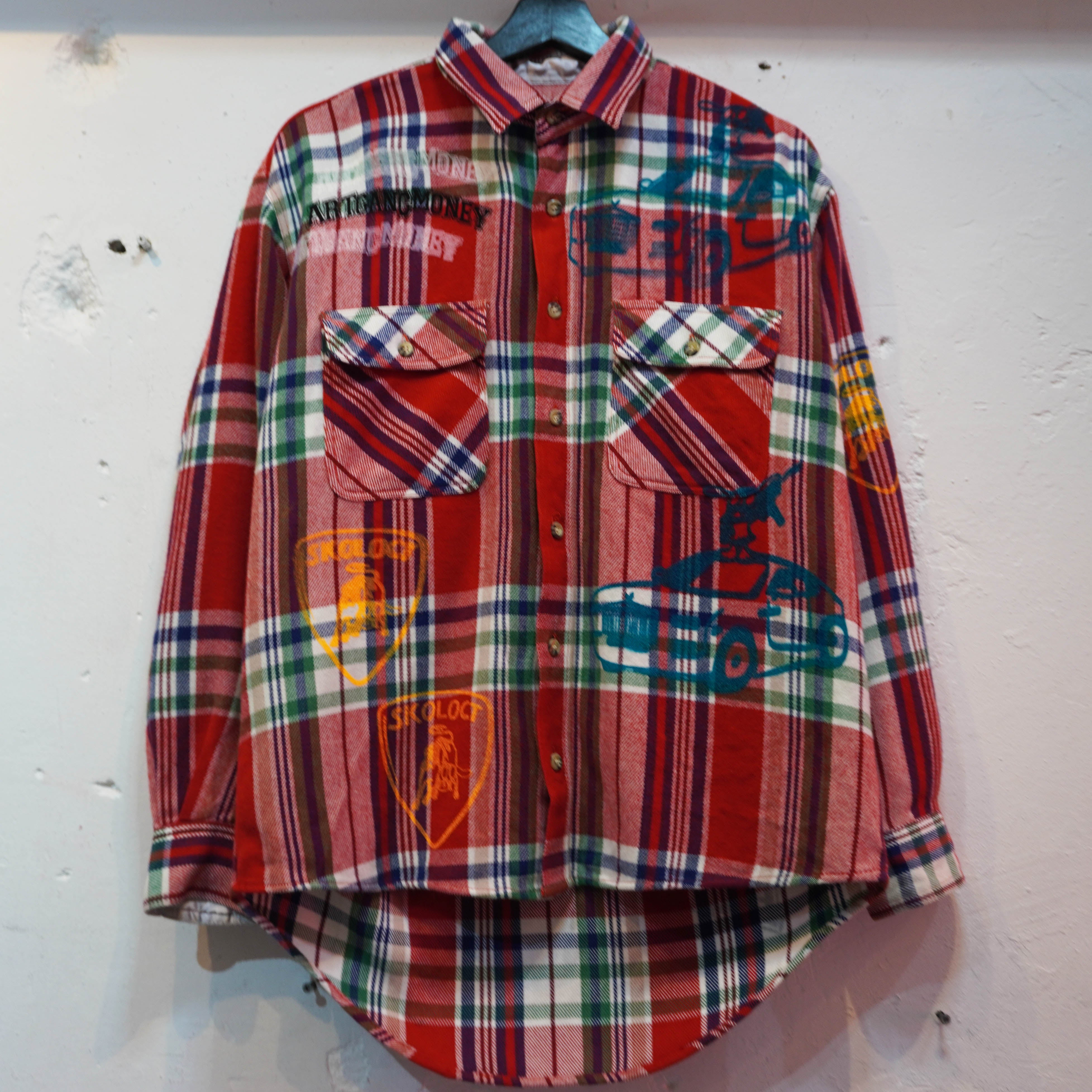 SKOLOCT PRINTED FLANNEL SHIRT