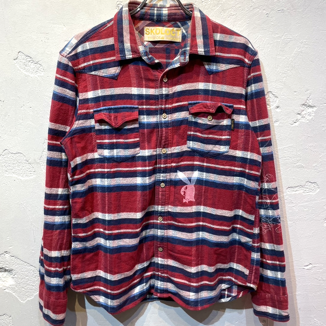 SKOLOCT PRINTED FLANNEL SHIRT