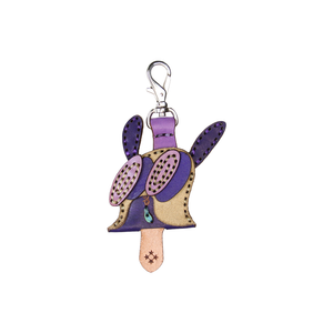 LEATHER KEY COVER - SPIRAL EYES