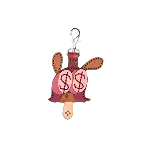 LEATHER KEY COVER - DOLLAR EYES