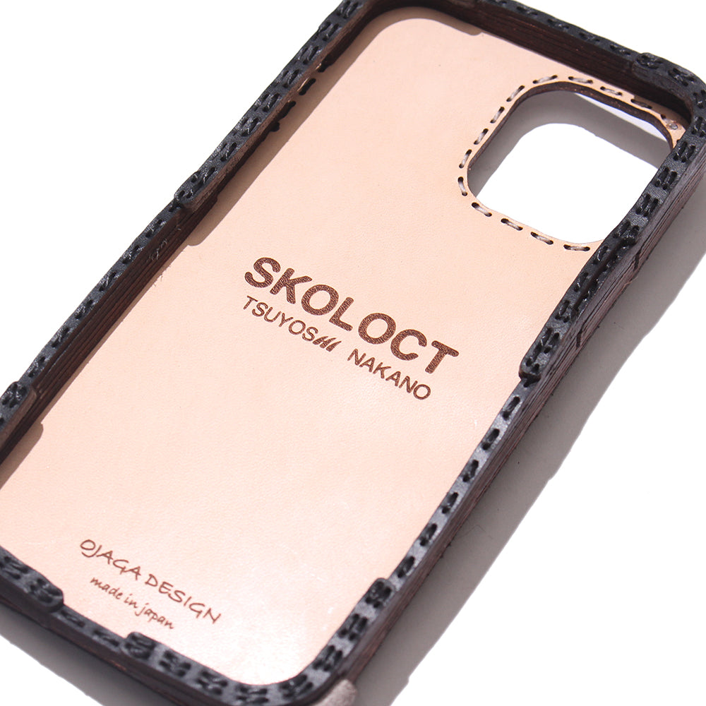 LEATHER PHONE CASE (for iPhone 12 pro max)
