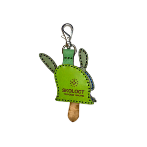 LEATHER KEY COVER - SPIRAL EYES