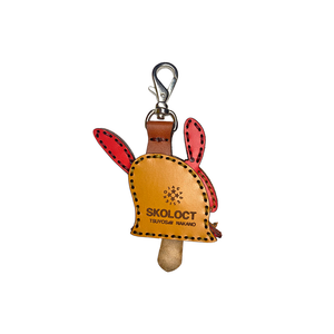 LEATHER KEY COVER - SPIRAL EYES